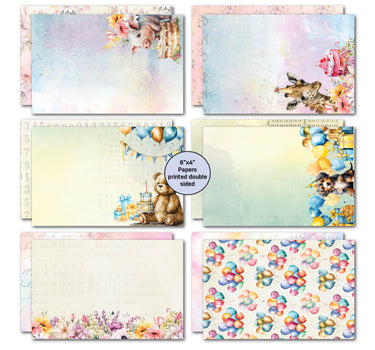 3Quarter Designs Birthday Wishes 6x4 Card Pack