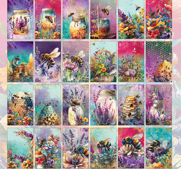 3Quarter Designs Bee Happy - Tuck N Play Cards