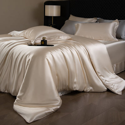 Ensemble de housse de couette Lustre Luxe Élégant - Beige