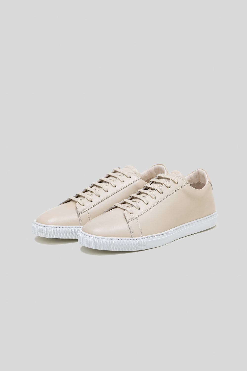 Baskets Città en veau beige
