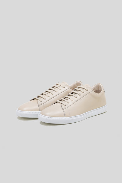 Baskets Città en veau beige