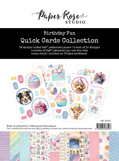 Collection Cartes Rapides Fête d'Anniversaire 34752