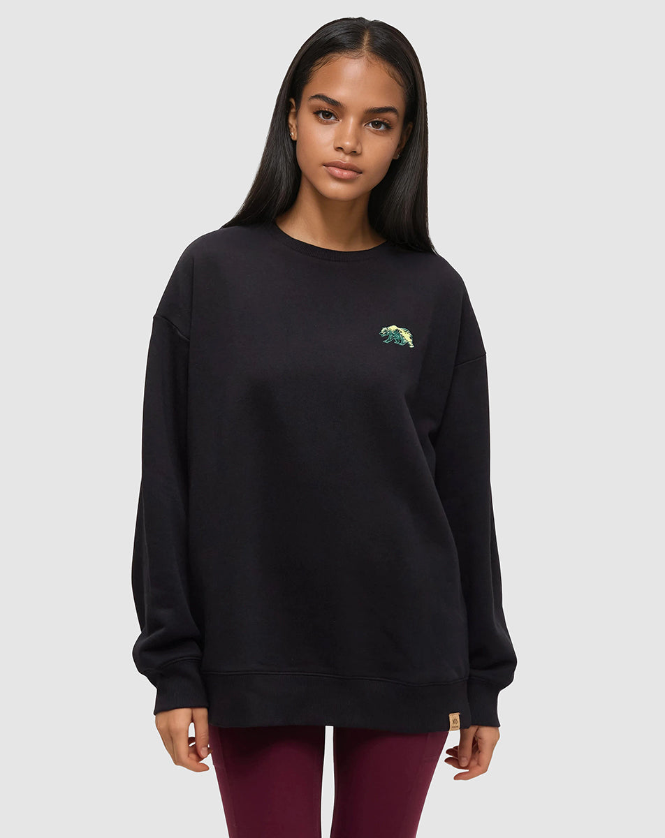 Sweat-shirt oversize Animaux sauvages boréaux