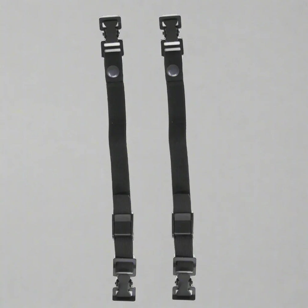 Sangle d'arrimage noire à pression pour pantalon de moto