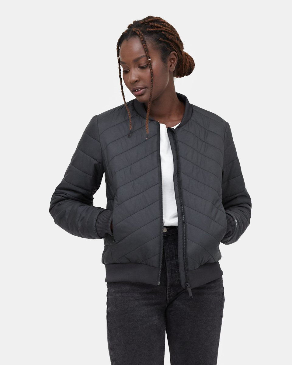 Veste bombardier Cloud Shell pour femme