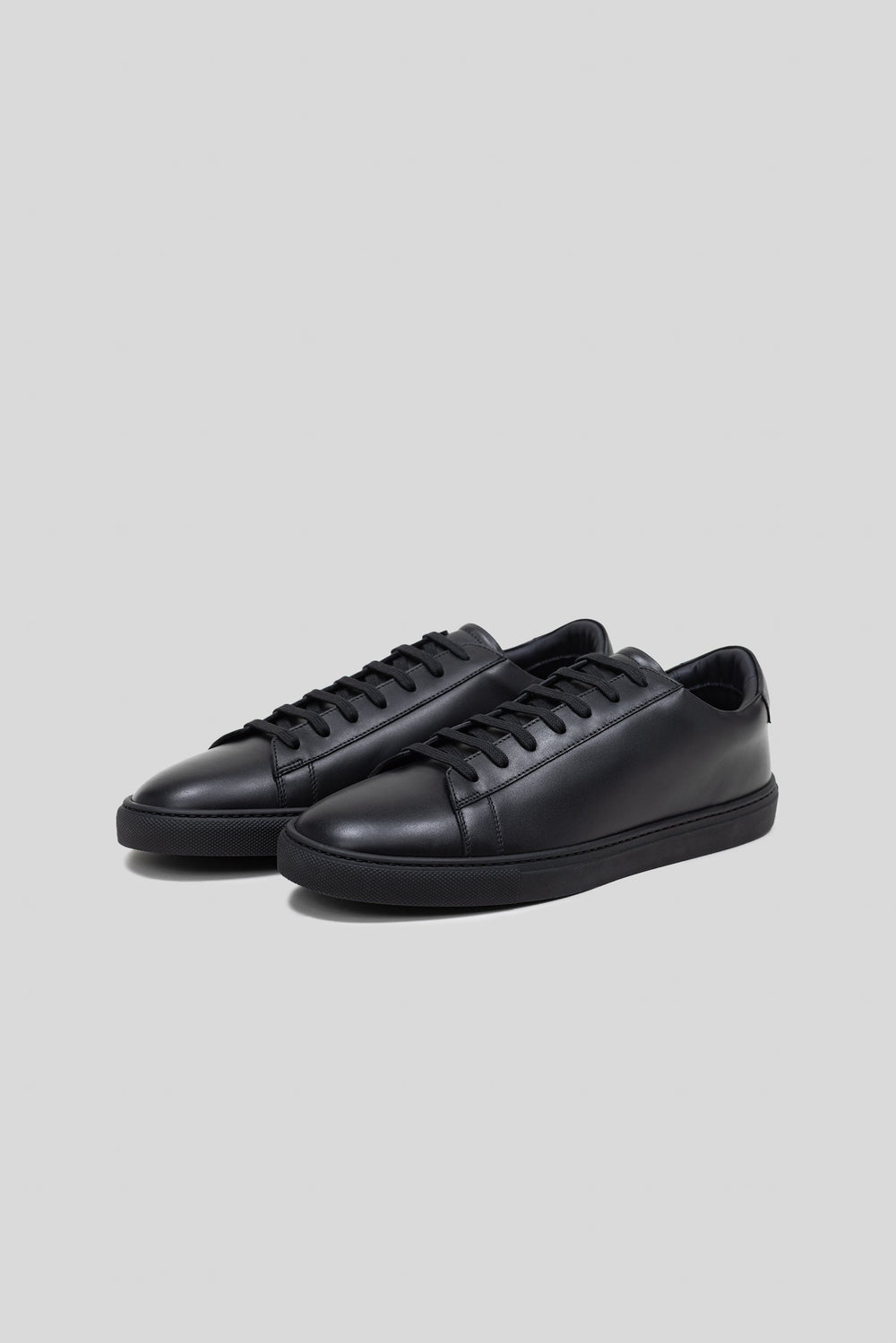 Sneaker Città en cuir de veau noir