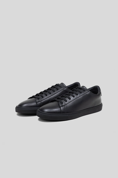 Sneaker Città en cuir de veau noir