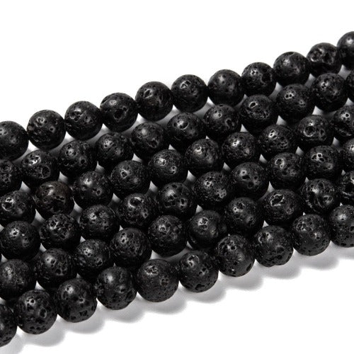 Perles de Lave Noire