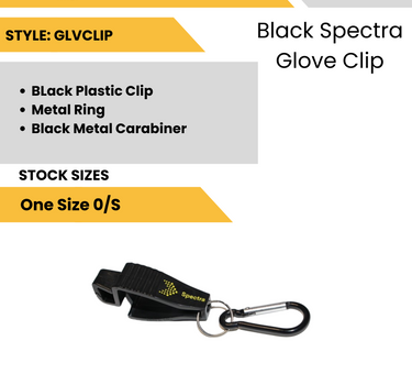 Black Spectra Glove Clip