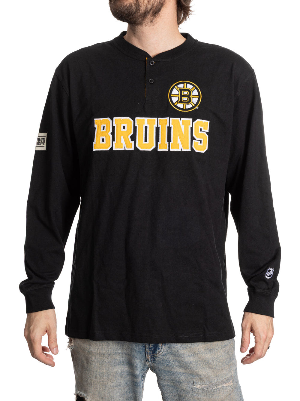 Henley à manches longues Boston Bruins