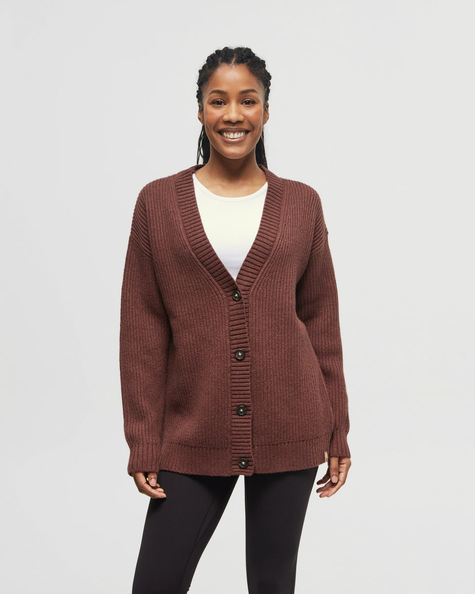 Cardigan ample à boutons Highline