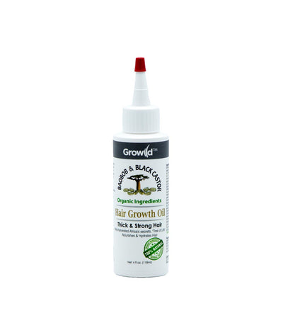 BY NATURES EDGE HUILE DE RICIN NOIRE CROISSANCE+ 4 OZ