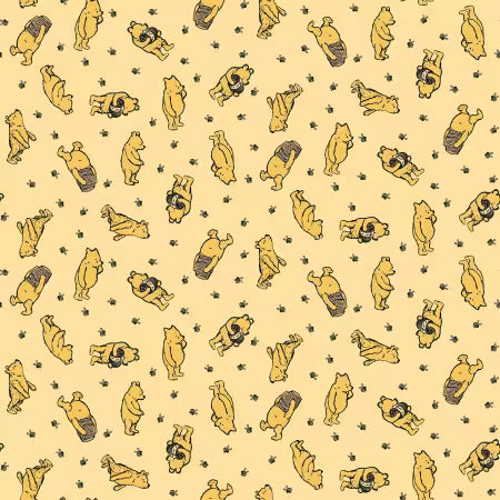 Riley Blake - Winnie the Pooh - Toss Sunshine - C17002R-SUNSHINE — Cottage Quilting Ltd.