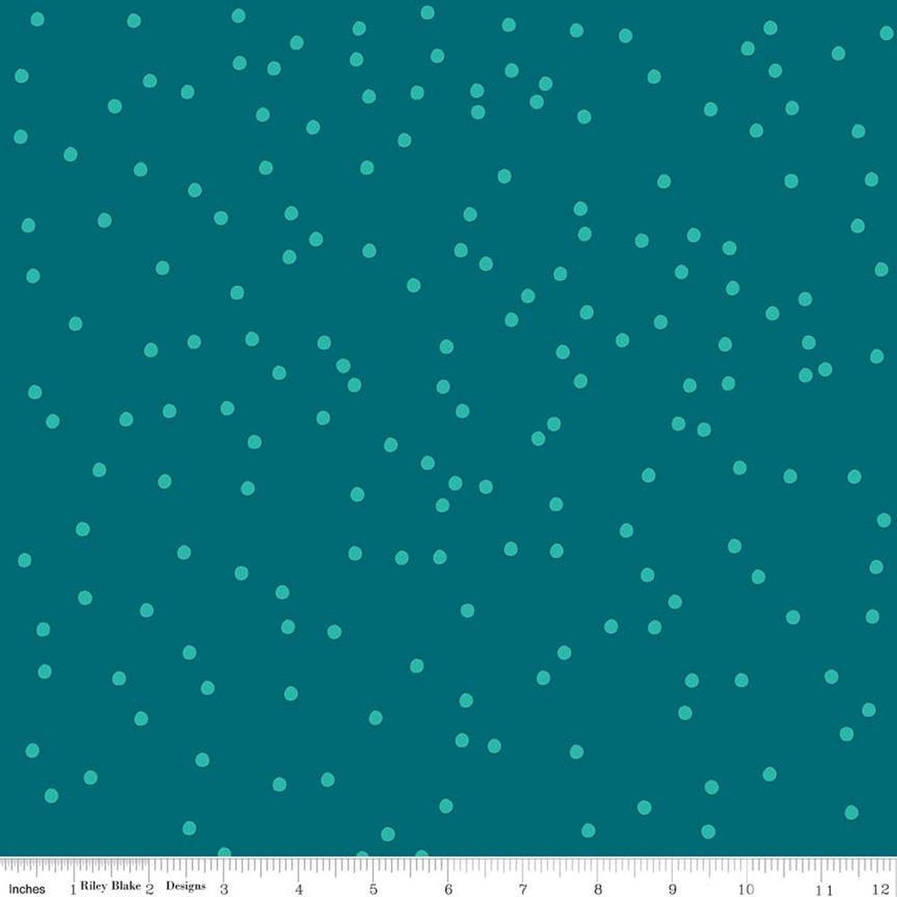 Riley Blake - On the Dot - Ocean Green