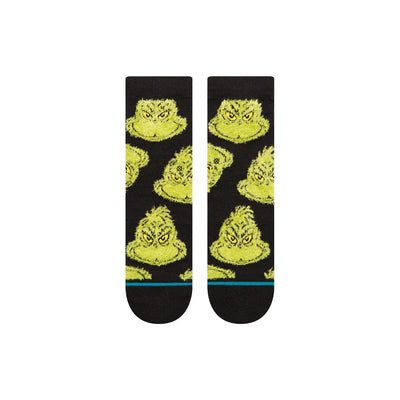 Chaussettes Stance x Le Grinch 'Mean One' - Noir (ENFANTS)