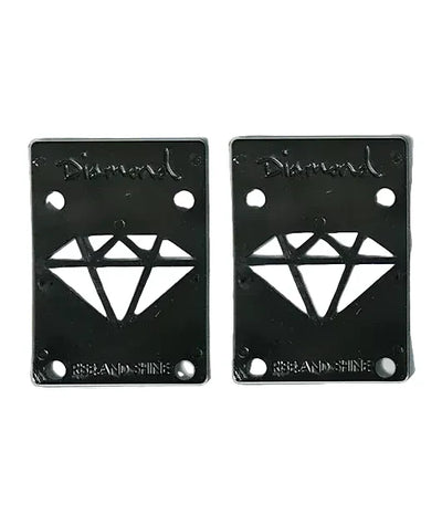Diamond Supply Co. 'Rise And Shine' Truck Riser Pads - Black