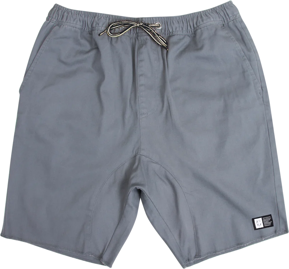Shorts à taille élastique 'Weekday' Lira - Gris (ENFANTS)