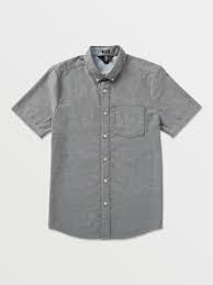 Volcom 'Everett Oxford' Manches Courtes - Noir
