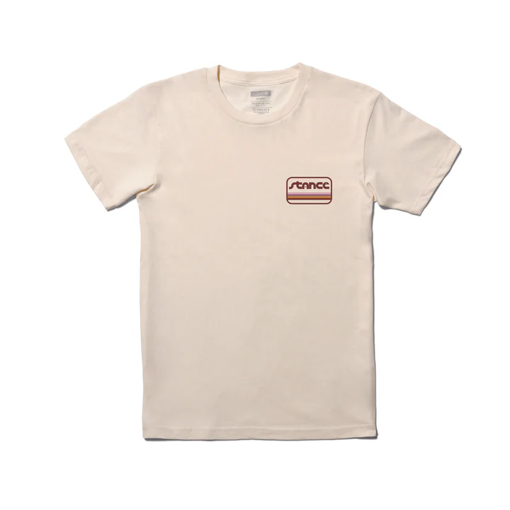 T-shirt Stance 'Camino' - Blanc Vintage