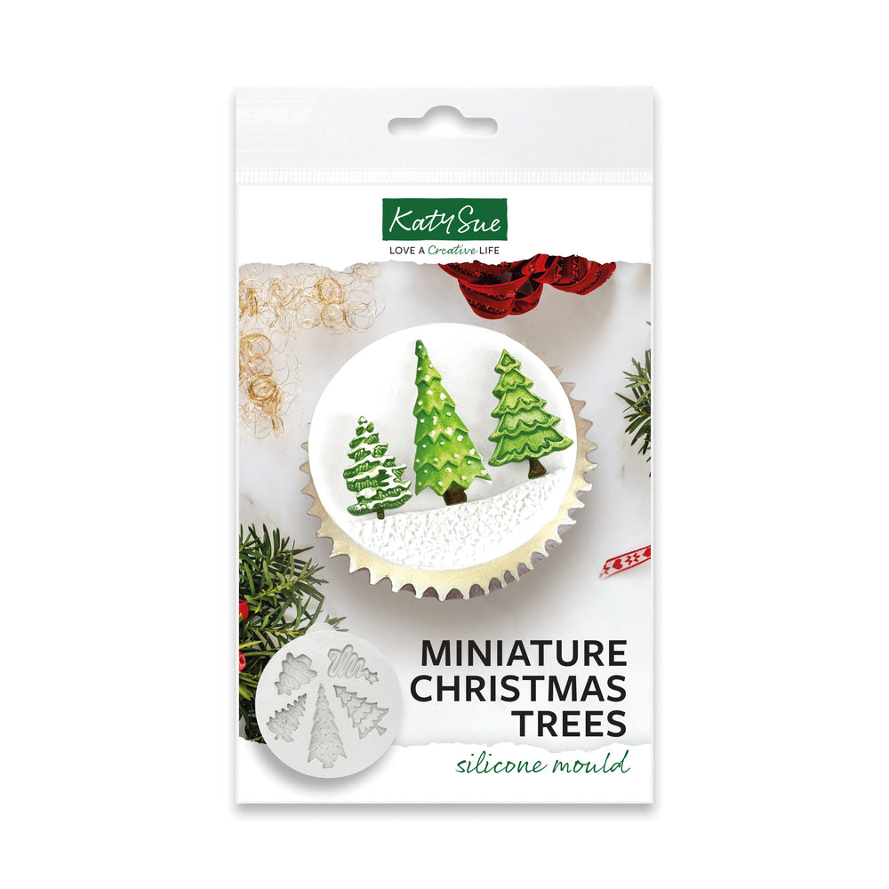 Moule en silicone Sapins de Noël miniatures