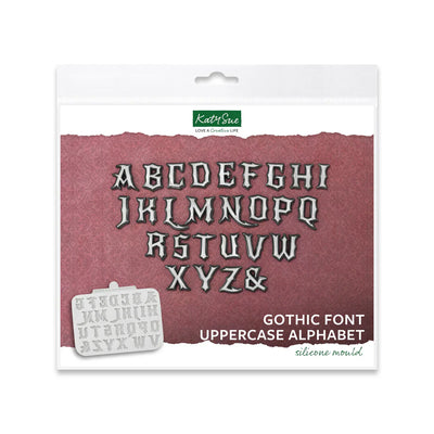Moule en silicone alphabet majuscule police gothique
