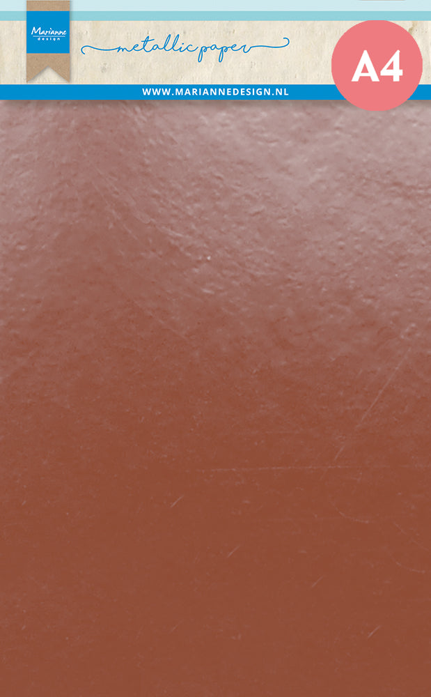 Marianne Design Papier Métallisé - A4 - Cuivre