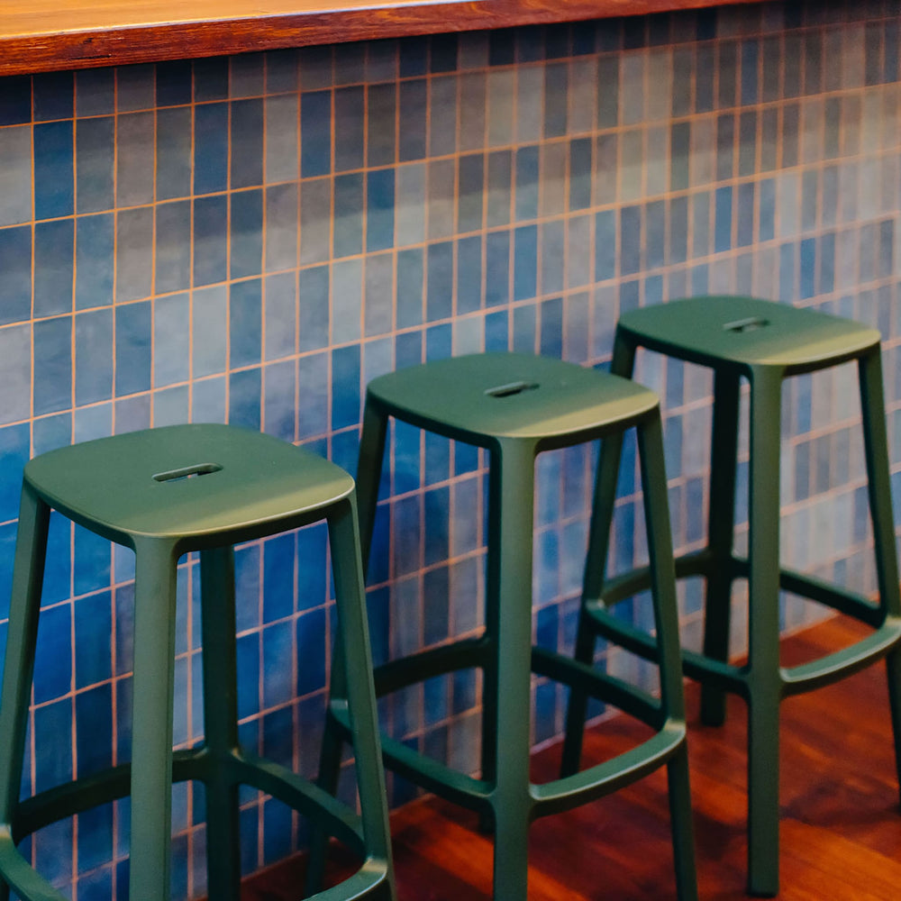 Tabouret de bar Cadrea<p> Utilisation intérieure et extérieure</p>