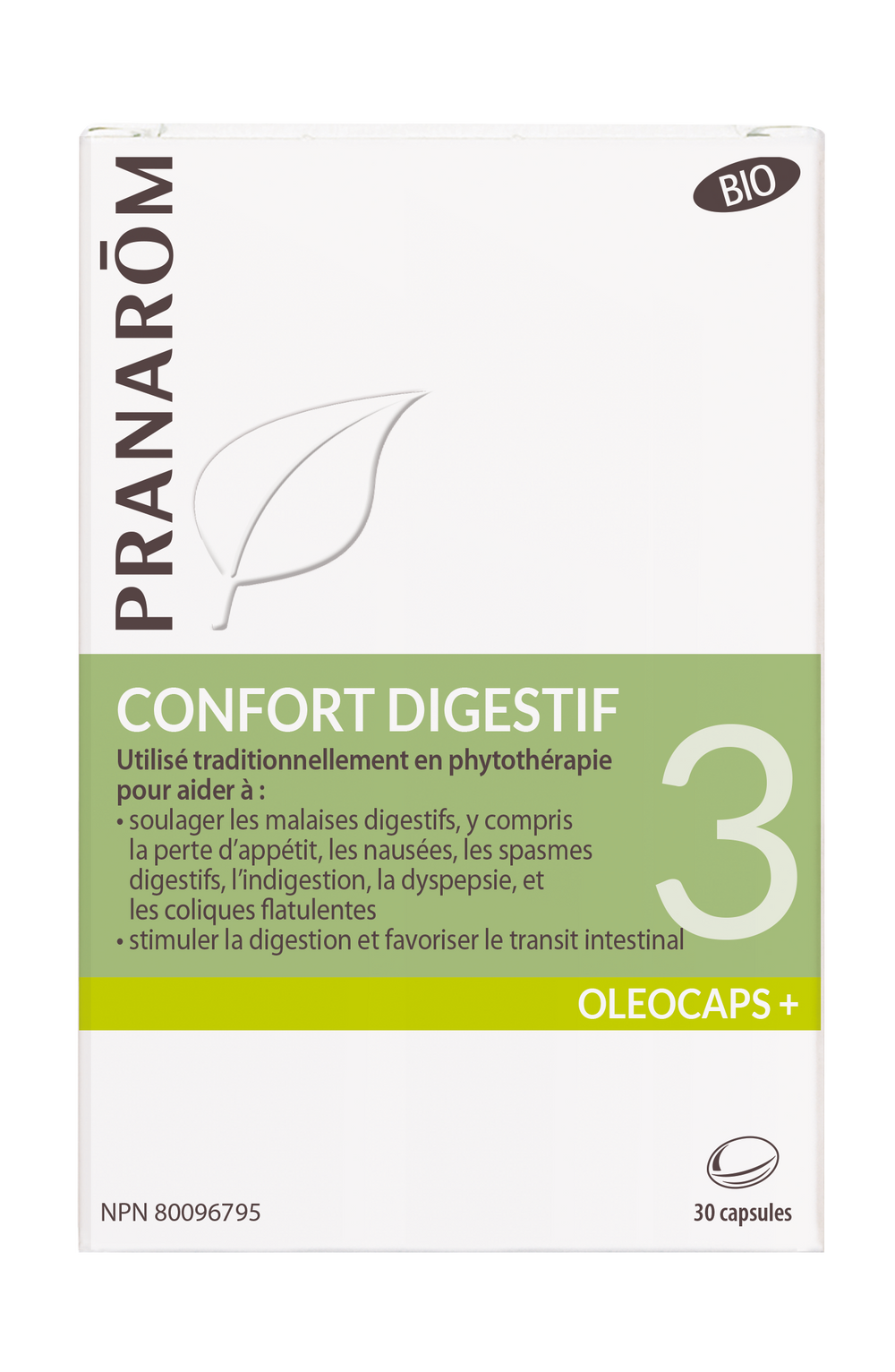 Oleocaps 3 - Digestive Comfort — Unytii - Suppléments et Produits Naturels