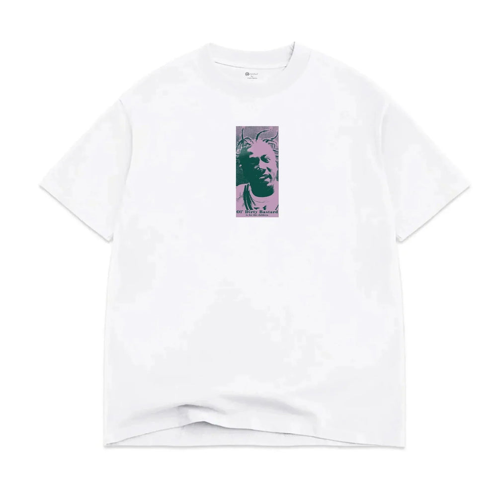 Tee 'For The Children' Color Bars x Ol’ Dirty Bastard - Blanc