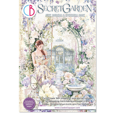 Carnet de voyage et éphéméras Secret Garden A4 32 pièces/paquet