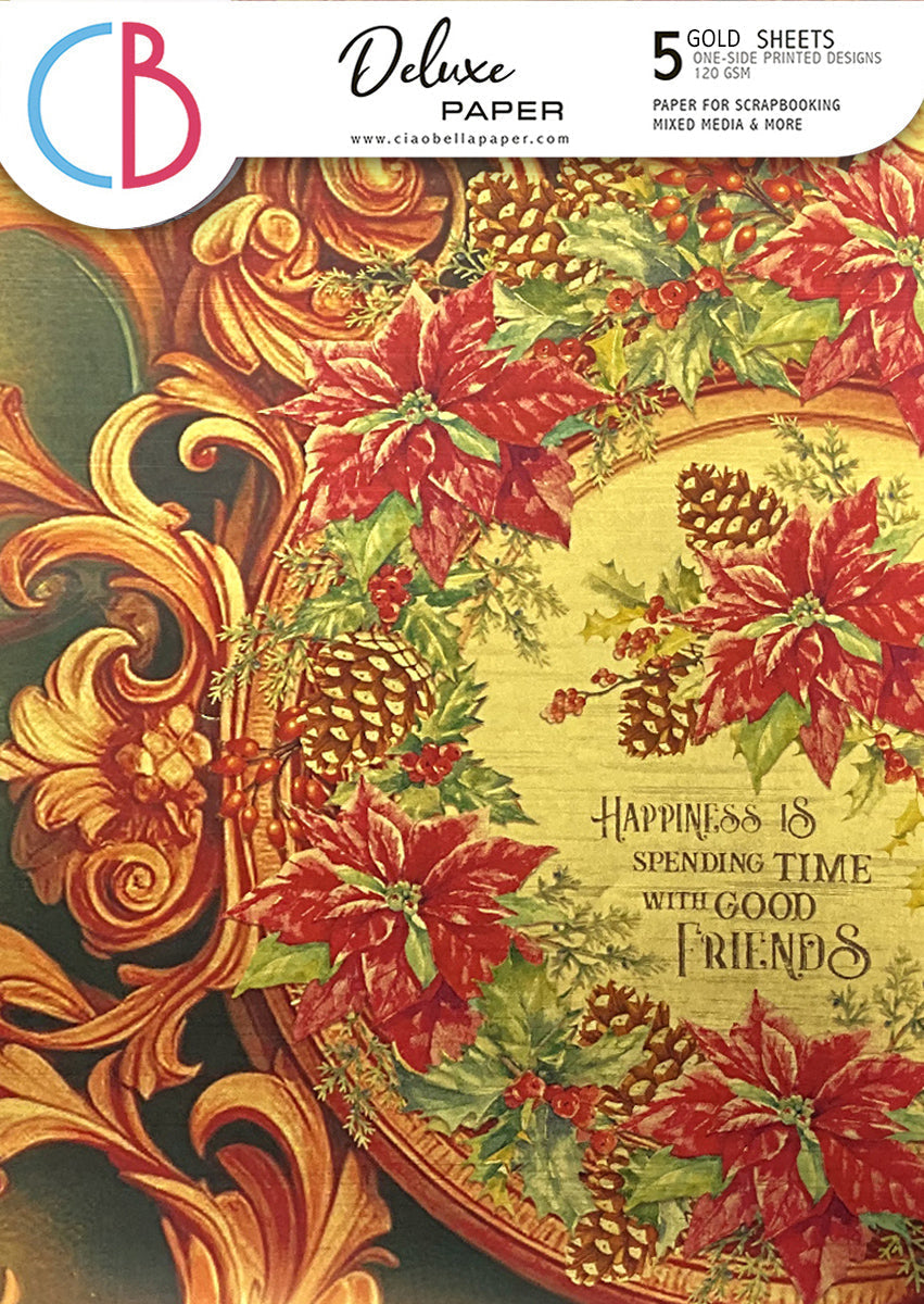 Papier Deluxe Casse-Noisette Or A4 5/Paquet
