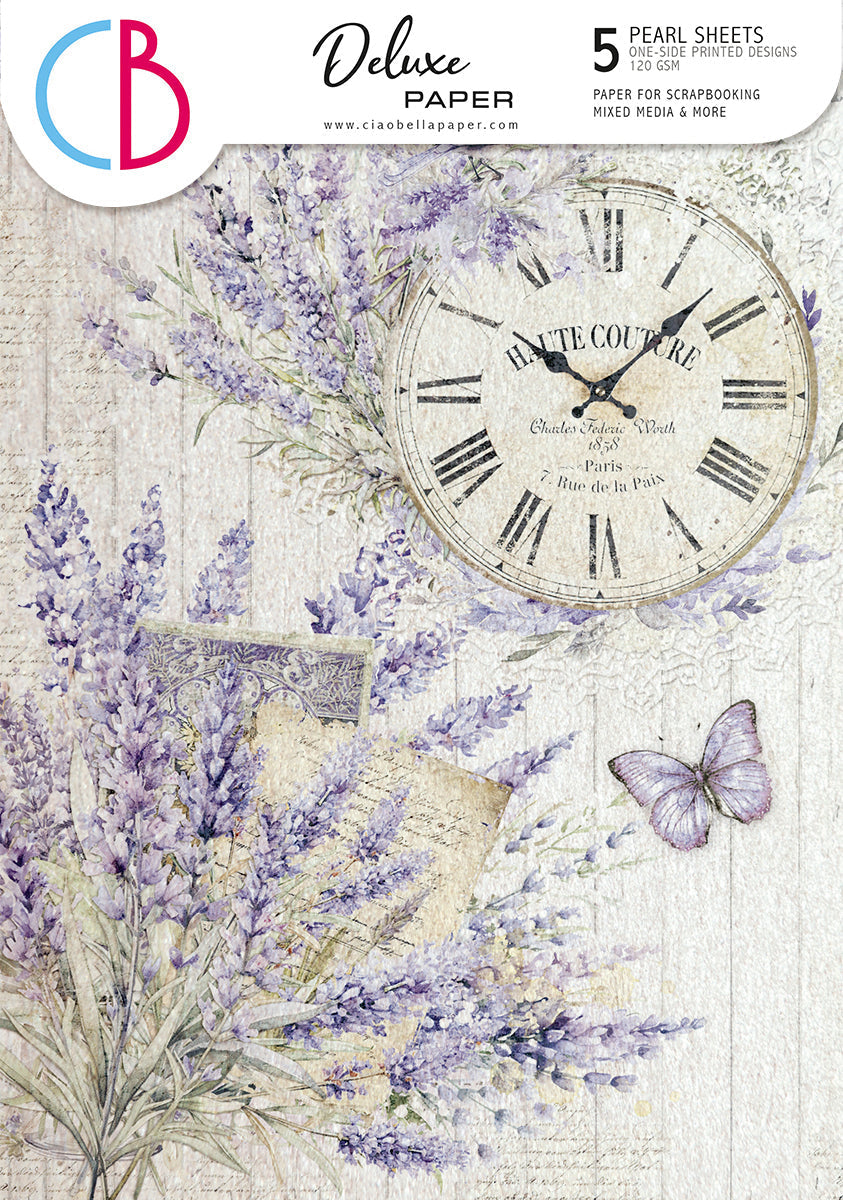Perle de Papier "Matin en Provence" Deluxe A4 5/Paquet