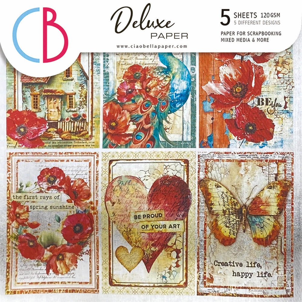 Deluxe Majestic Dream Papier Argent
 15,24x15,24 cm 5/Paquet