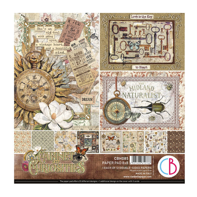 Cabinet Of Curiosities Pad 8"x8" 12/Pkg