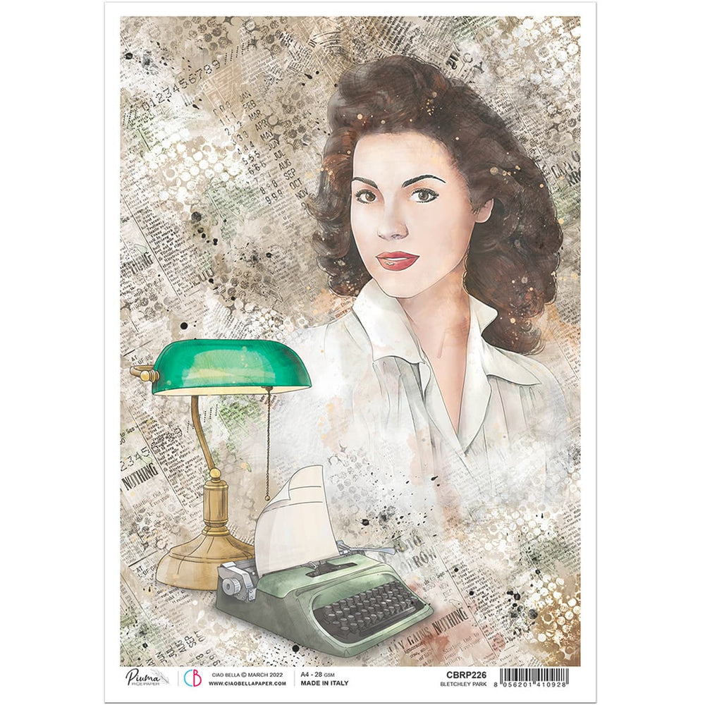 Ciao Bella Rice Paper A4 Bletchley Park