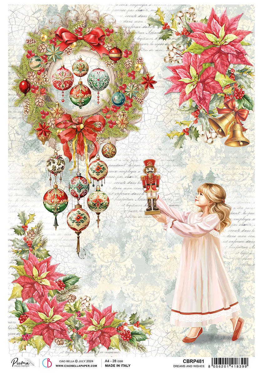 Rice Paper A4 Dreams and Wishes - 5 Sheets — Ecstasy Crafts
