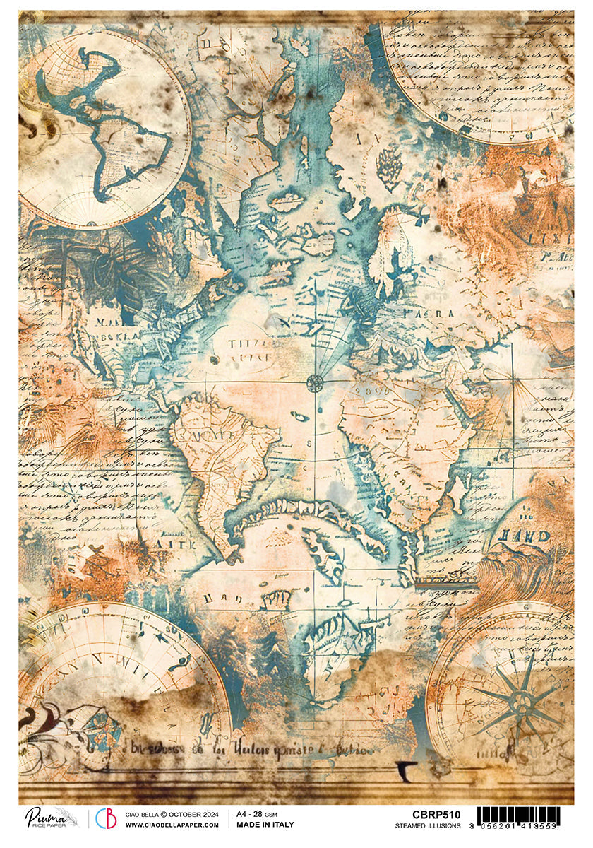 Rice Paper A4 Steamed Illusions — Ecstasy Crafts