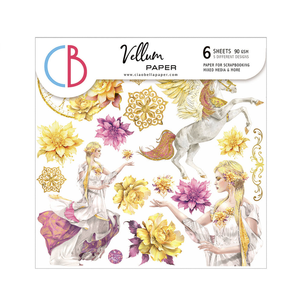 Vélum Ethereal Découpe complexe 6"x6" 6/Paq