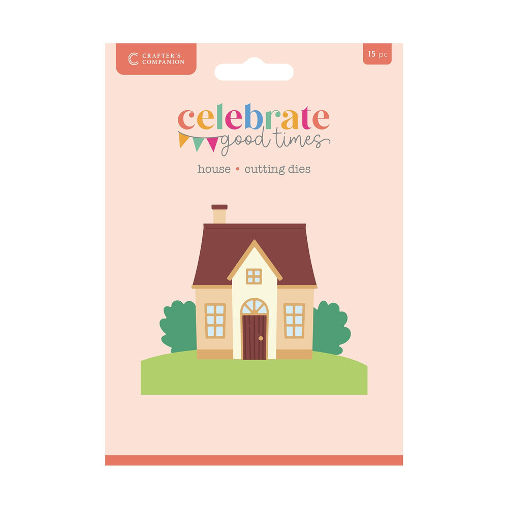 Matrice en métal de la collection Celebrate Good Times de Crafter's Companion - Maison