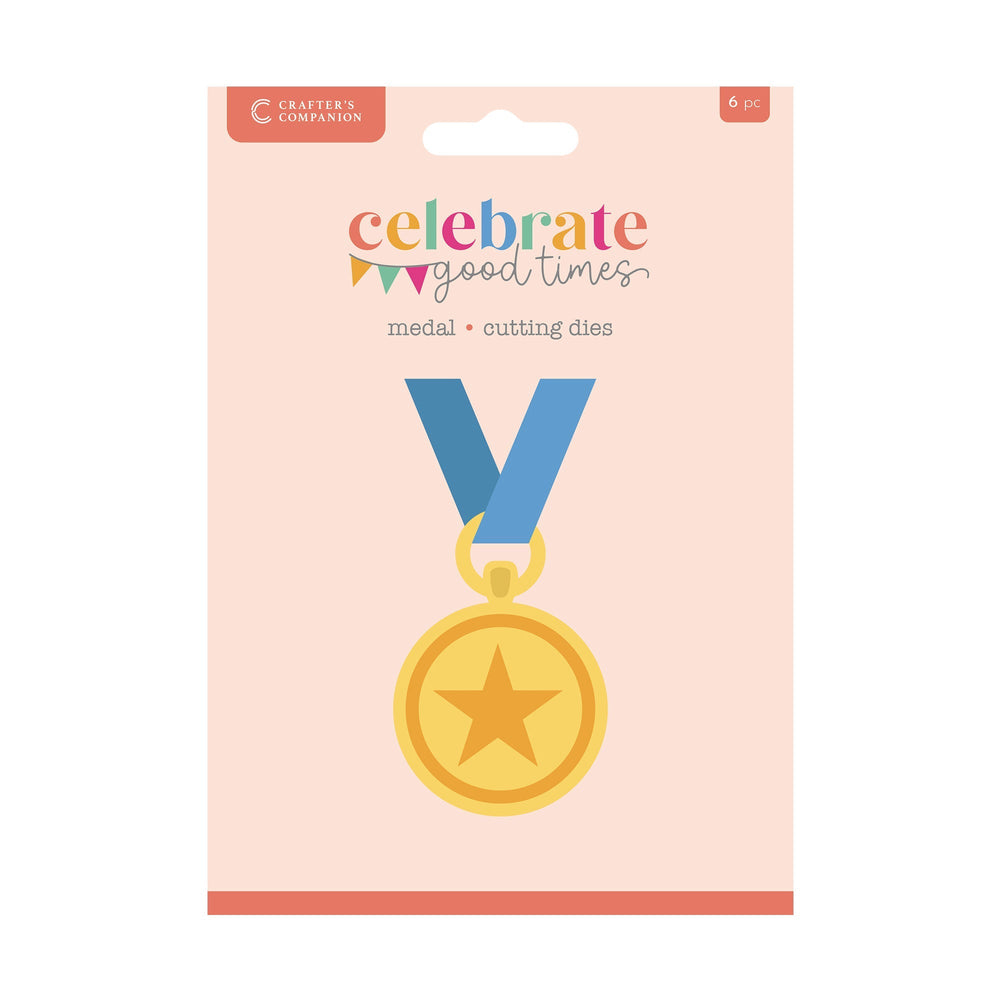 Matrice de découpe métallique Crafter’s Companion Collection Celebrate Good Times - Médaille