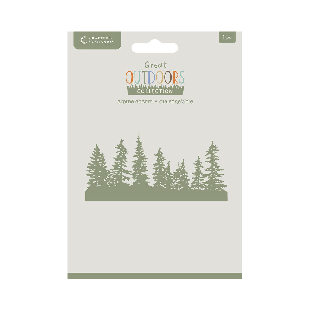 Crafters Companion La Grande Nature Matrice de découpe métal bordure - Charme alpin