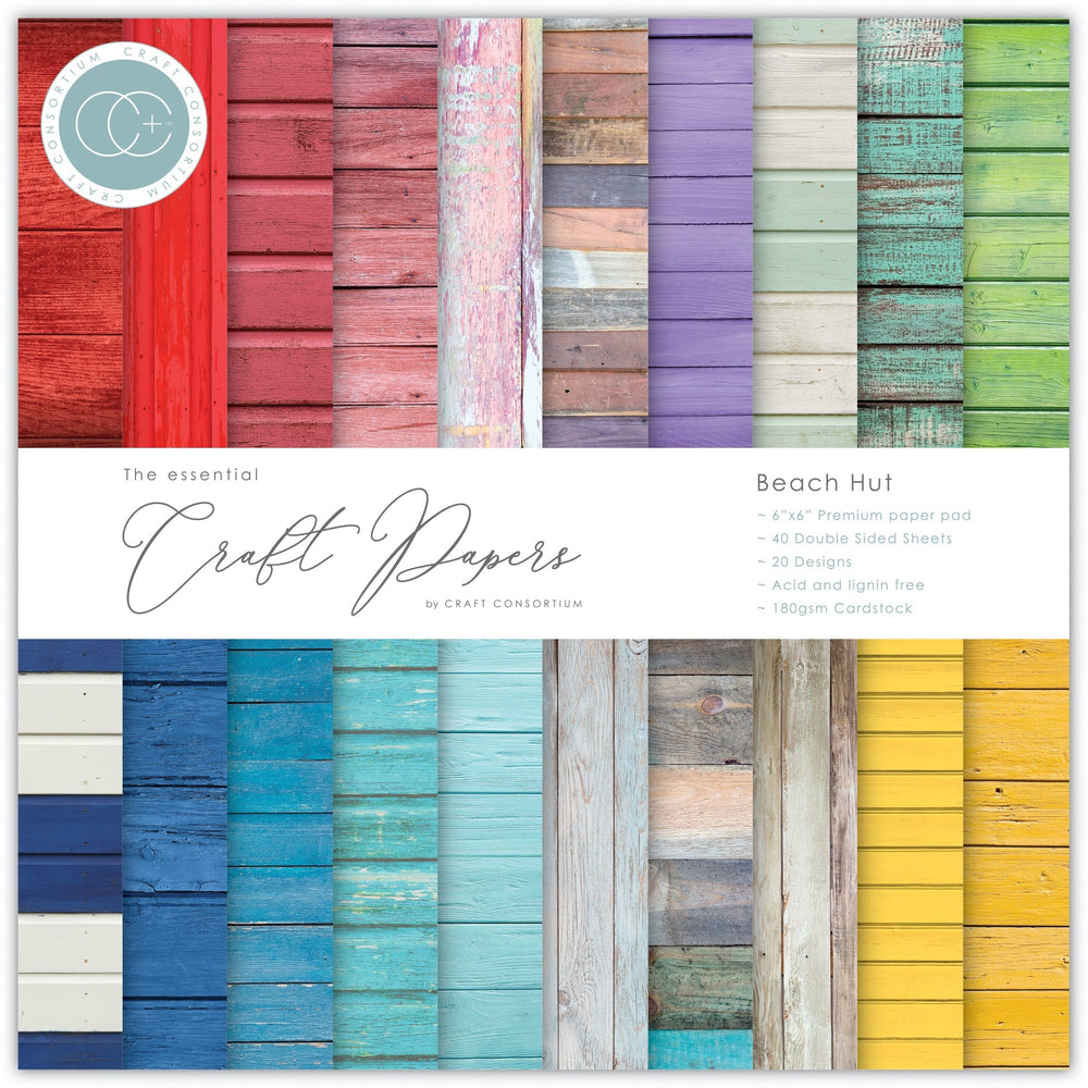 Craft Consortium - Beach Hut - 6x6 — Ecstasy Crafts