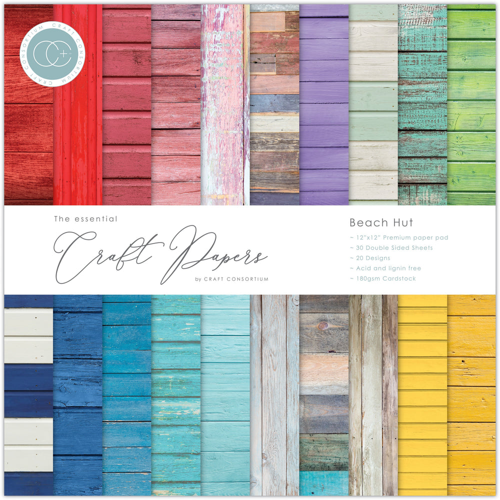 Craft Consortium - Beach Hut - 12x12 — Ecstasy Crafts