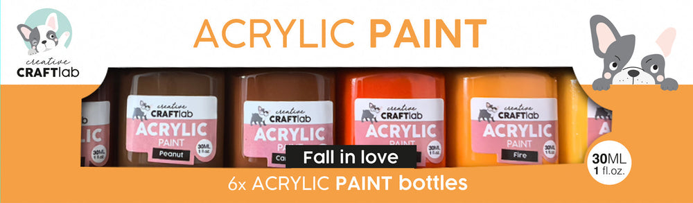 Peinture Acrylique CCL Fall In Love Essentials 6 Bouteilles