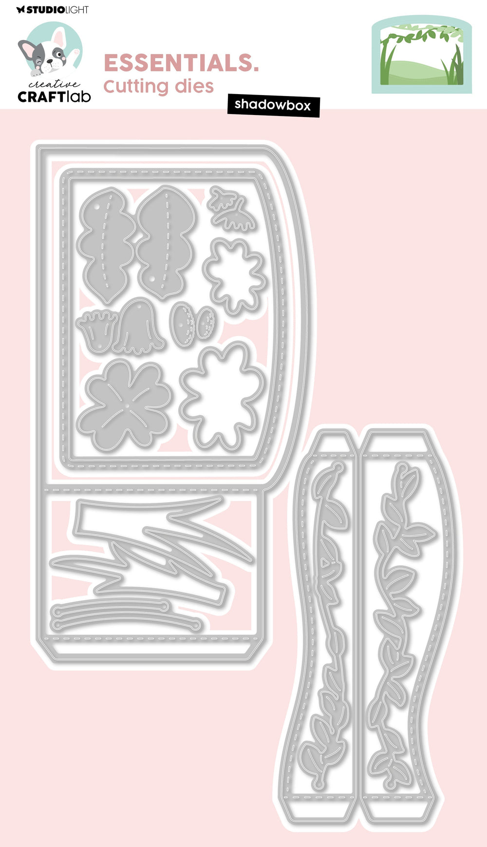 CCL Cutting Die Shadowbox Essentials 14 Pieces