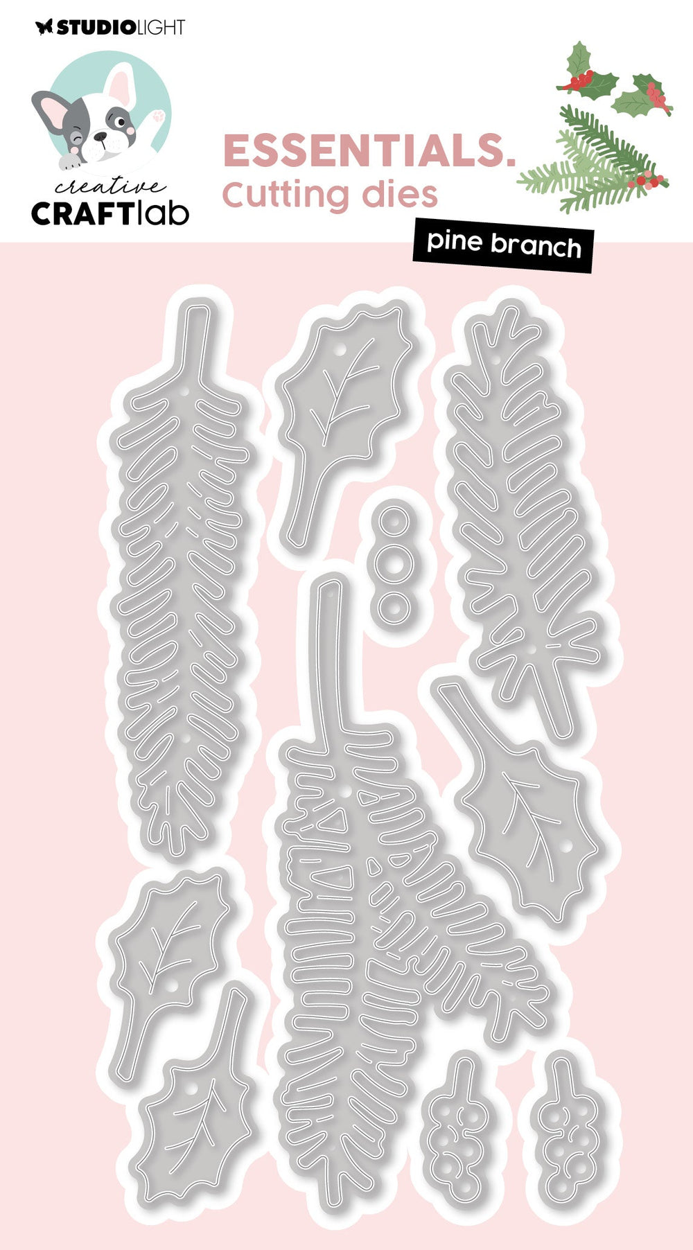CCL Matrice de découpe branche de pin Essentials 10 pièces