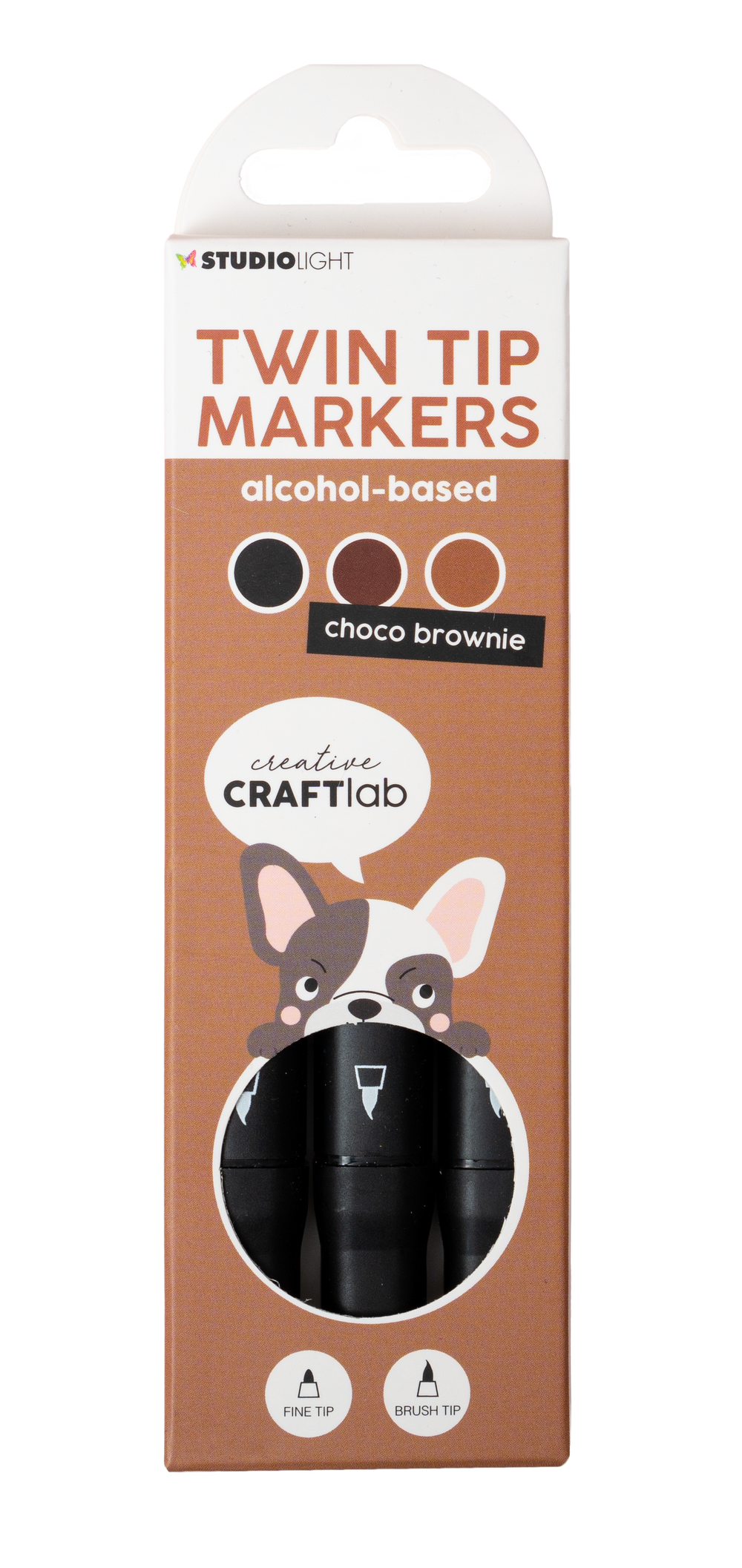 CCL Alcohol Marker Choco Brownie Essentials 48x152x13mm 3 PC nr.07