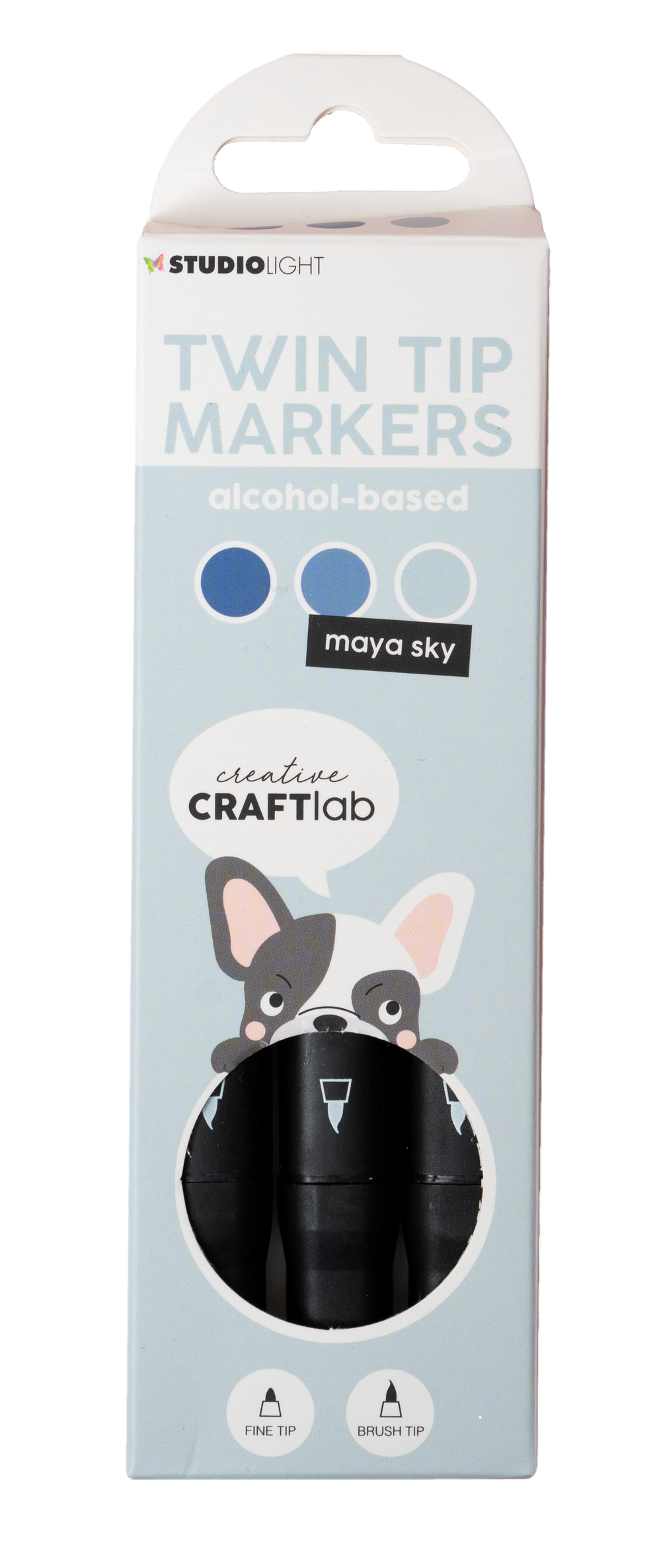 Marqueur à alcool CCL Maya Sky Essentials 48x152x13mm 3 pièces n°11