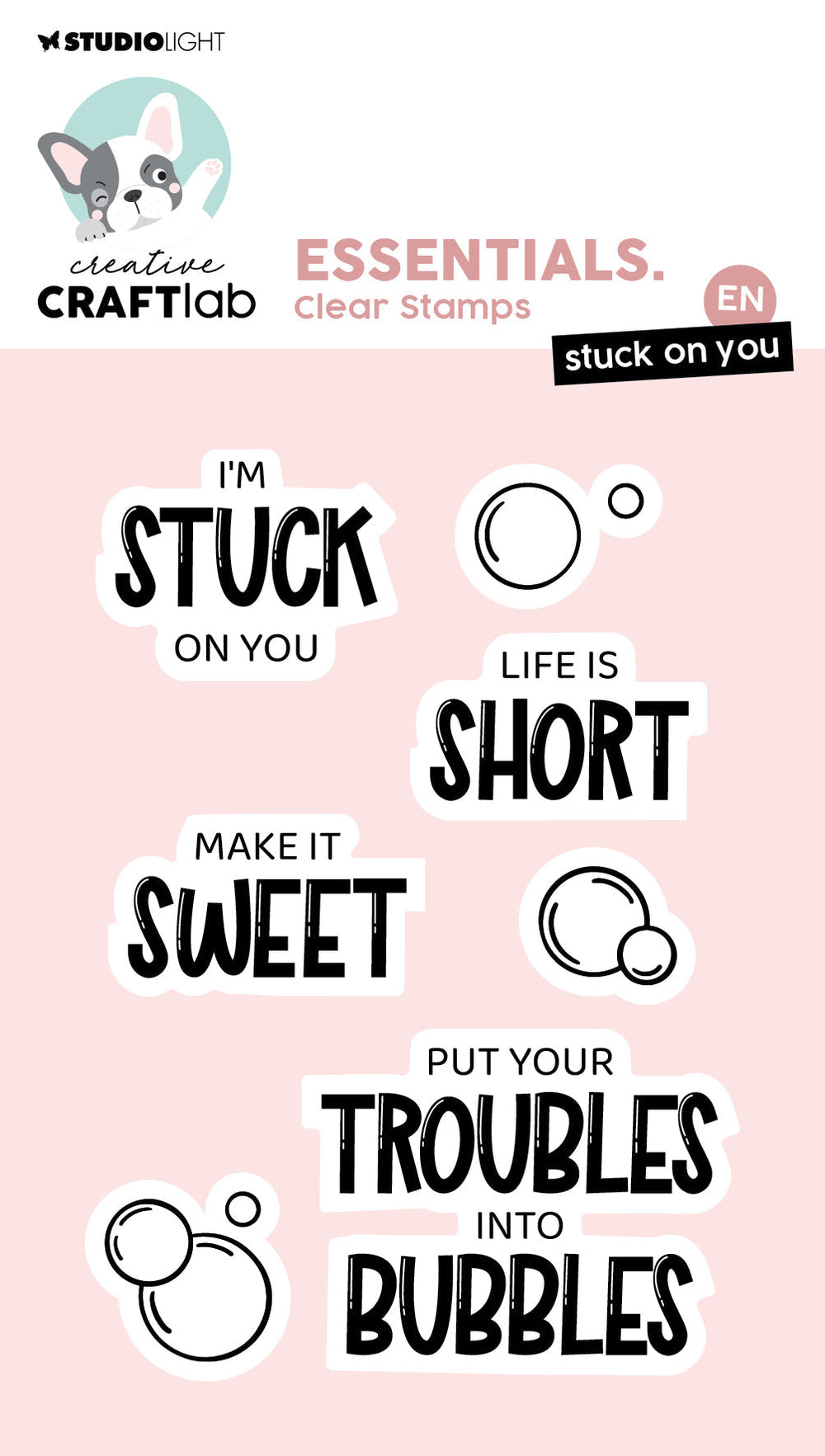 CCL Tampon transparent Stuck On You Essentials 7 pièces