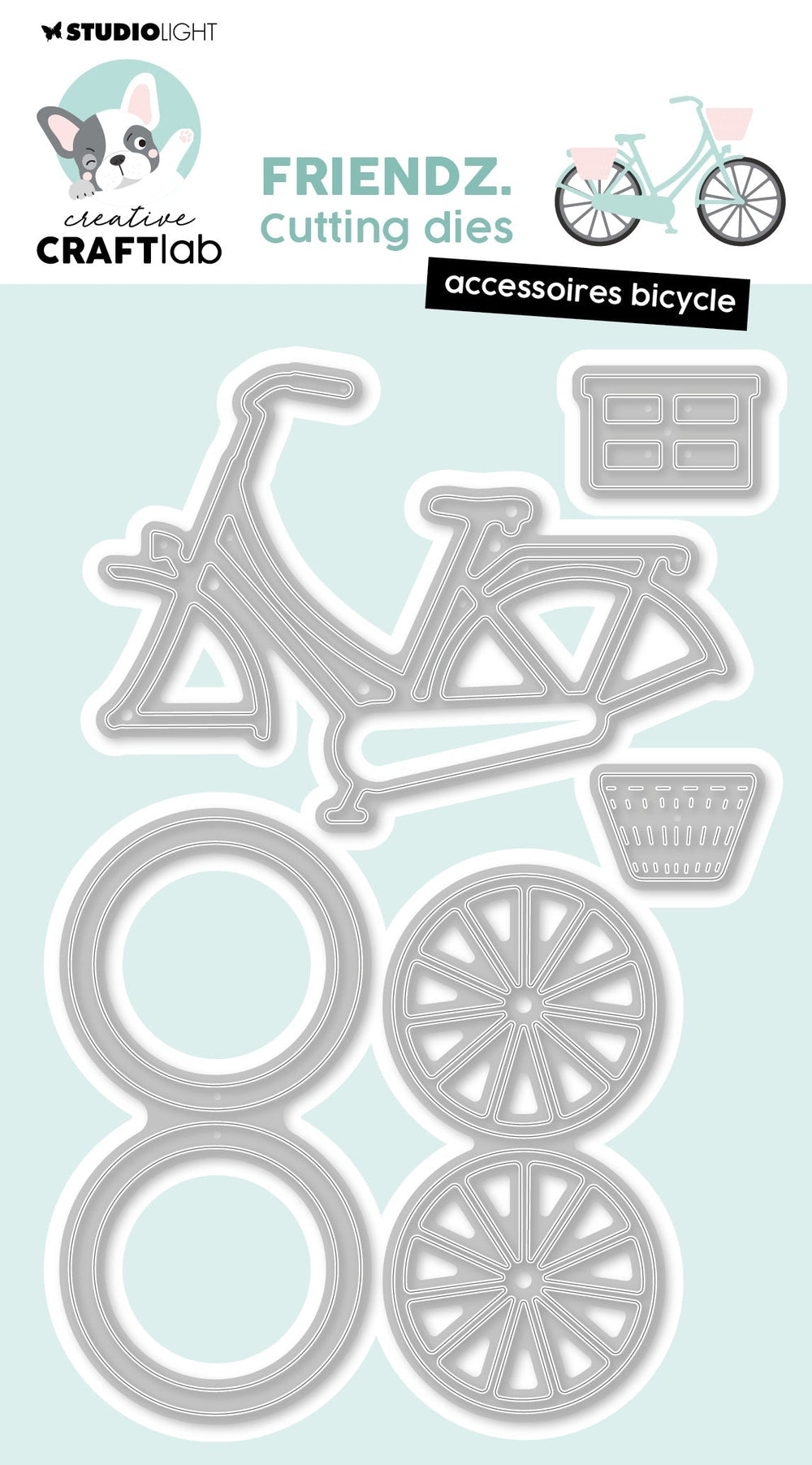 CCL Accessoires de matrices de découpe Bicycle Friendz 5 Pièces